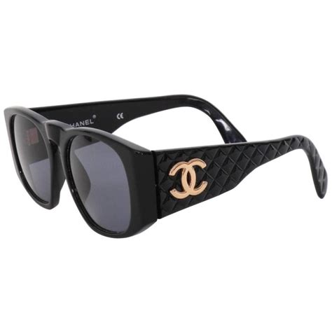 chanel glasses gold|chanel sunglasses quilted sides.